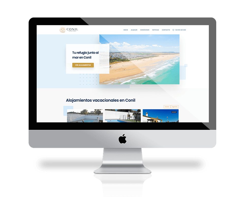 diseño web alquiler vacacional