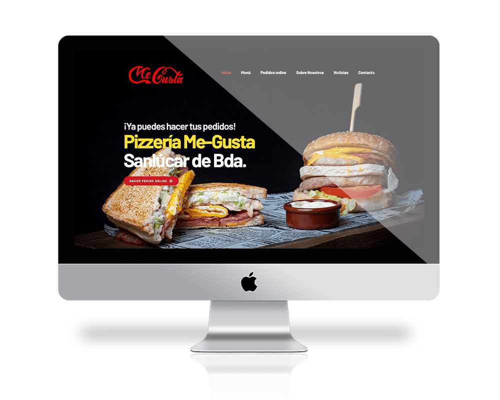 diseño web pizzería
