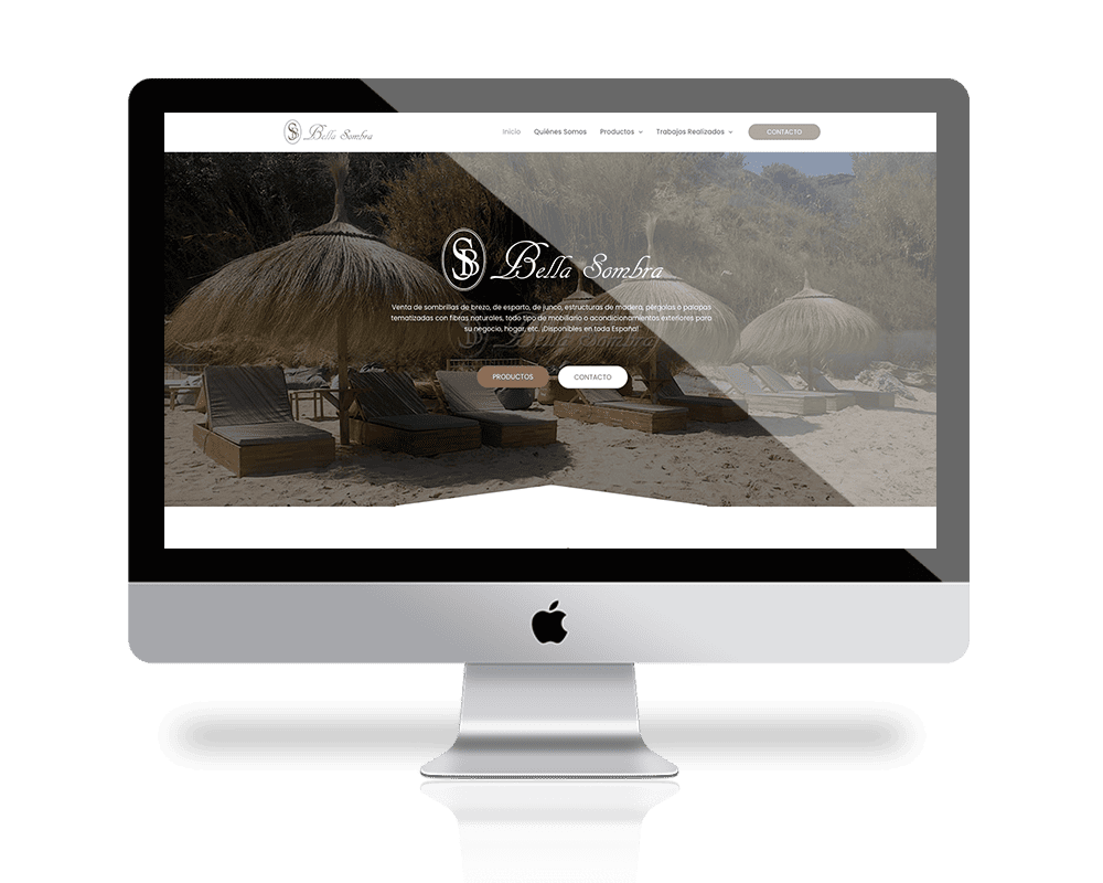 diseño web sombrillas