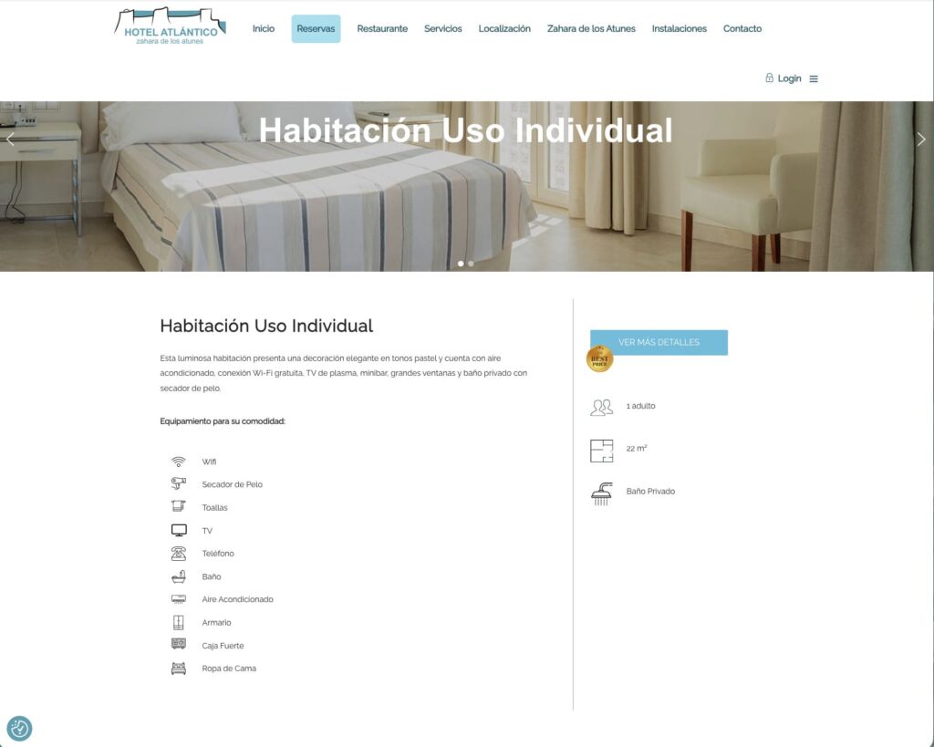 Diseño Web para Hotel