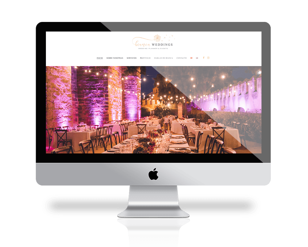 Diseño Web Wendding Planner Cadiz